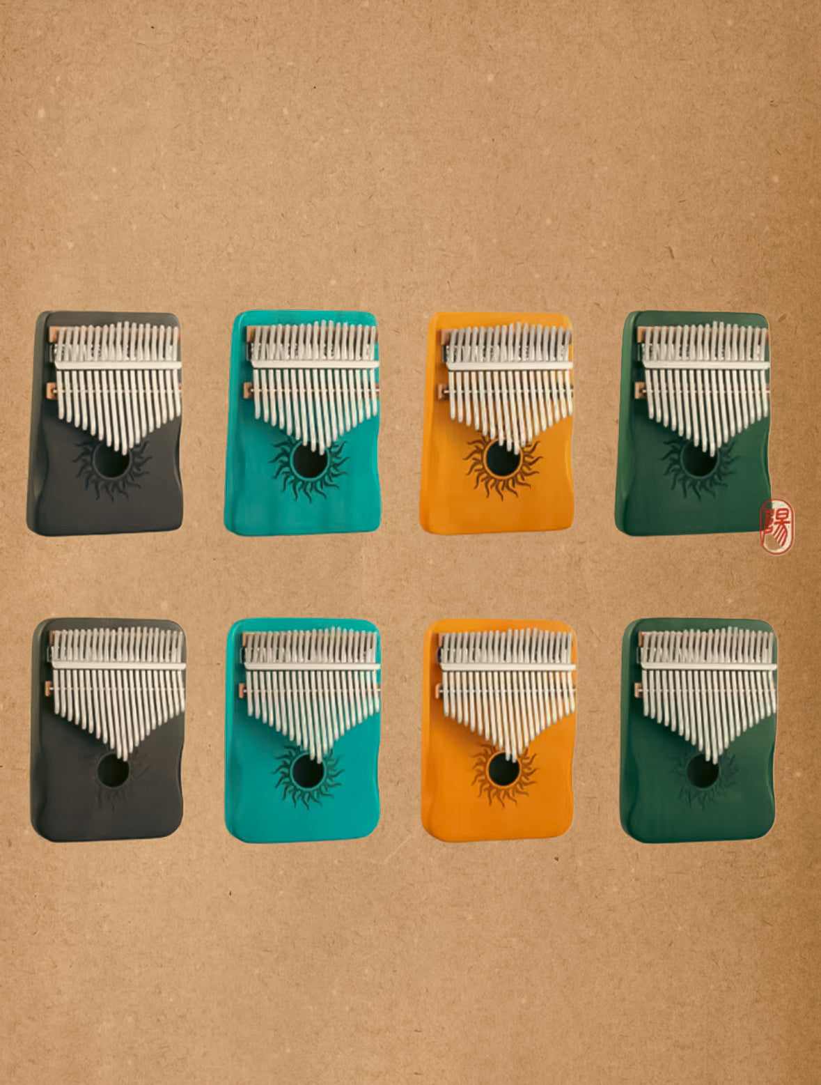 17/21 Keys Okoume Wood Kalimba