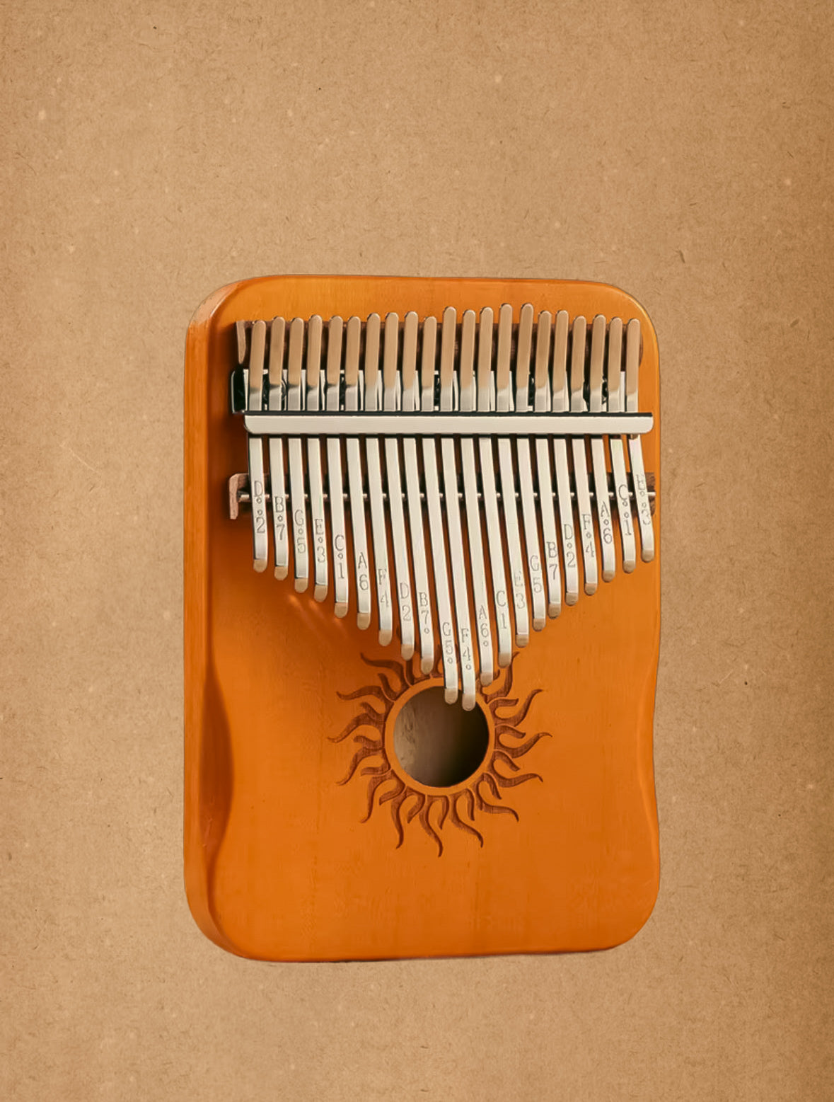 17/21 Keys Okoume Wood Kalimba